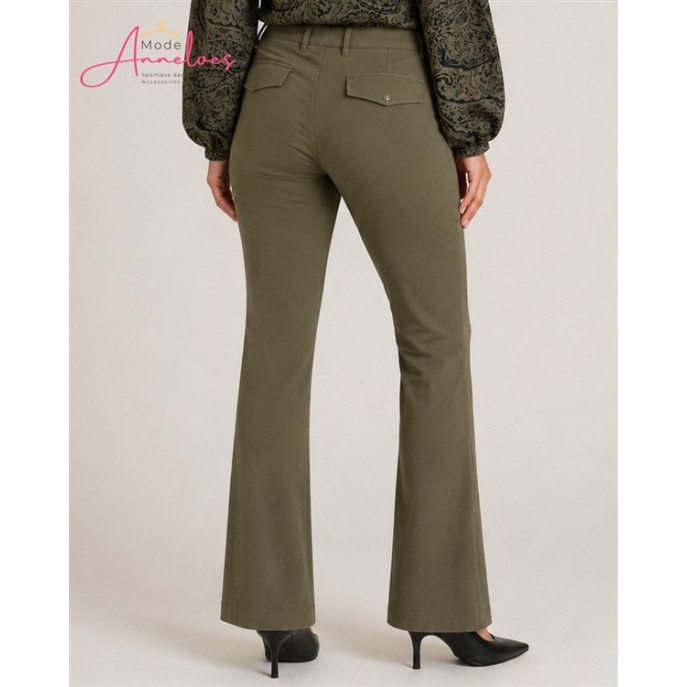 Lady Day Broek Poppy flared travel Deep Forest Lady Day Broek Poppy flared travel Deep Forest